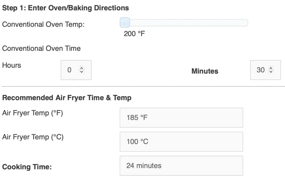 Easy Air Fryer Calculator Calculate Cooking Times And Temperatures